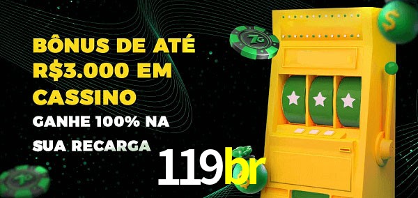 119br melhor bônus de depósito