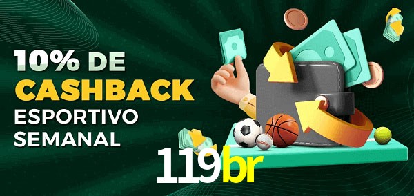 10% de bônus de cashback na 119br